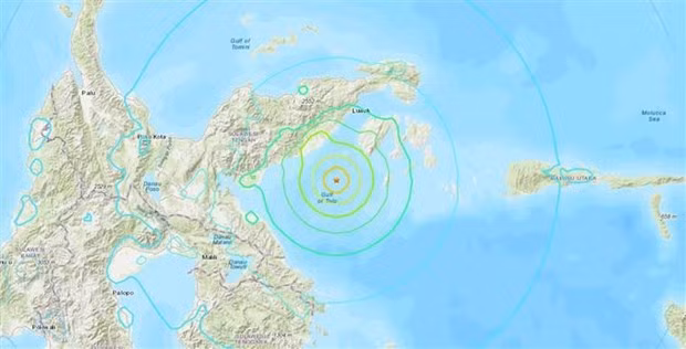  Sacude Indonesia sismo de magnitud seis en la escala de Richter ảnh 1