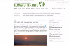 Exalta revista alemana impulso de uso de energía renovable en Vietnam