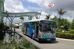 Modelo de bus ecológico gana favoritismo en provincia de Vietnam