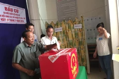 Organizan votaciones tempranas en comuna insular de Kien Giang