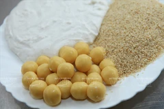 [Fotos] Bolas de arroz glutinoso frito