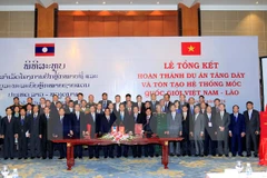 Proyecto de densificación de hitos fronterizos: muestra de amistad Vietnam- Laos
