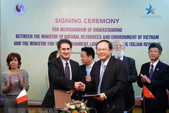 Vietnam e Italia colaboran en medio ambiente y adaptación al cambio climático