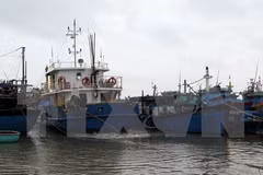 Rescatan a cinco pescadores vietnamitas accidentados en el mar