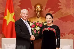 Presidenta parlamentaria de Vietnam respalda cooperación jurídica con Hungría 