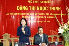 Vicepresidenta de Vietnam se reúne con connacionales en Sídney