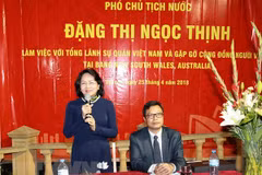 Vicepresidenta de Vietnam se reúne con connacionales en Sídney