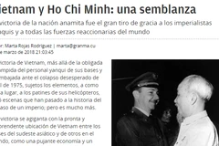 Periódico Granma destaca vida del Presidente Ho Chi Minh y espíritu patriótico del pueblo vietnamita