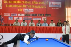 Excelentes jugadores internacionales participan en Torneo de Billar Ciudad Ho Chi Minh 2018