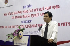 Vietnam y Estados Unidos cooperan para mejorar efectividad de ejecución de casos civiles