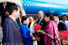 Presidente de Vietnam llega a la India para iniciar visita estatal