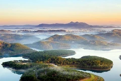 La zona turística del lago Tuyen Lam. (Foto: baolamdong)