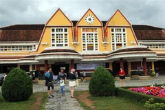 La estación de Da Lat reconocida como destino turístico de la provincia de Lam Dong. (Foto: VNA)