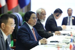 El primer ministro Pham Minh Chinh en la cumbre ASEAN-ONU. (Foto: VNA)
