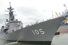 Flota de Fuerza Marítima de Autodefensa de Japón llega a Vietnam
