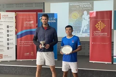 Tenista vietnamita se proclama subcampeón en torneo francés