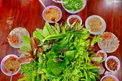 Ensalada de hojas, plato estrella en la provincia vietnamita de Kon Tum