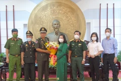 Delegación del Ejército Real de Camboya felicita a provincia vietnamita en ocasión del Tet