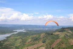 Nutrida participación en torneo de parapente en provincia vietnamita