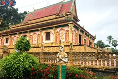 La pagoda Chroi Tansa, obra emblemática de la cultura jemer en Tra Vinh