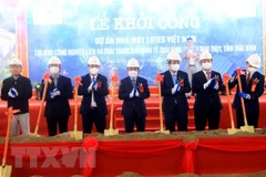 Comienza construcción de grandes proyectos en provincia vietnamita de Thai Binh