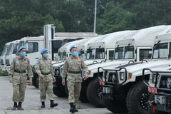 Militares vietnamitas en misiones de paz de ONU en preparativos para viajar a Abyei