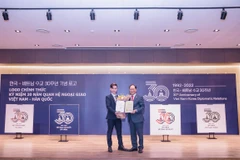 Presentan logotipo del 30 aniversario de relaciones diplomáticas Vietnam-Corea del Sur
