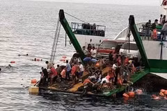 Al menos siete muertos en incendio de ferry de pasajeros en Filipinas