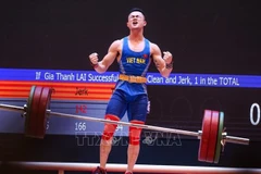 Vietnam logra resultado impresionante en Campeonato de halterofilia de Asia 2022
