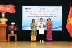 Entregan premios del VII Concurso “Joven Reportero Francófono”