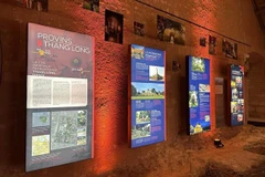 Artefactos de Ciudadela Imperial de Thang Long en exhibición en Francia