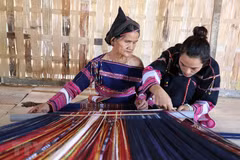 “Conservan el color” del tejido de minoría étnica en Vietnam