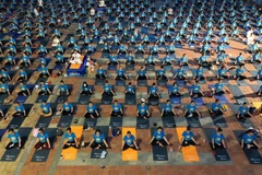 Nutrida participación en Festival Internacional de Yoga - Da Nang 2022
