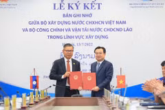 Vietnam y Laos firman acuerdo de cooperación en sector de construcción