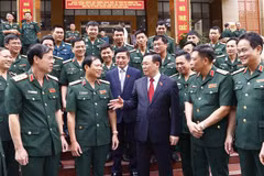 Presidente del Legislativo asiste a ceremonia de inicio del año escolar en Academia de Defensa