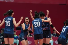 Selección vietnamita de voleibol femenino avanza a cuartos de final de ASIAD 19