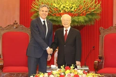 Máximo dirigente de Vietnam recibe al secretario de Estado de Estados Unidos