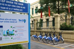 Lanzan servicio de alquiler de bicicleta pública en Hanoi 