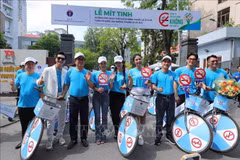 Vietnam celebra mitin en respuesta al Día Mundial Sin Tabaco