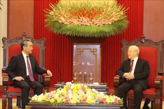 Máximo dirigente partidista de Vietnam recibe al canciller chino