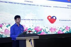 Efectúan encuentro amistoso de jóvenes vietnamitas y laosianos en 2023 