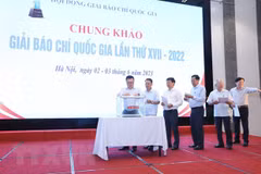 Honrarán distintas obras en 17ª edición de Premio Nacional de la Prensa de Vietnam