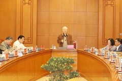 Secretario general del PCV preside reunión de lucha anticorrupción