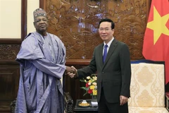 Presidente de Vietnam recibe al embajador de Nigeria