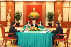 Efectúan reunión de alto nivel entre Vietnam, Camboya y Laos