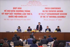 Inaugurarán segunda reunión extraordinaria del Parlamento de Vietnam