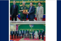 Excombatientes voluntarios y expertos vietnamitas visitan Camboya