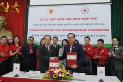 Cruz Roja de Vietnam y China firmaron un Memorando de Cooperación