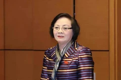 La ministra del Interior de Vietnam, Pham Thi Thanh Tra (Foto: VNA)