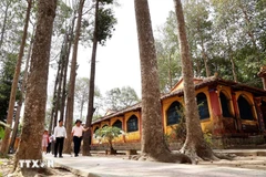 La casa comunal de Phu Le se esconde en una serena campiña del delta del Mekong. (Foto: VNA)